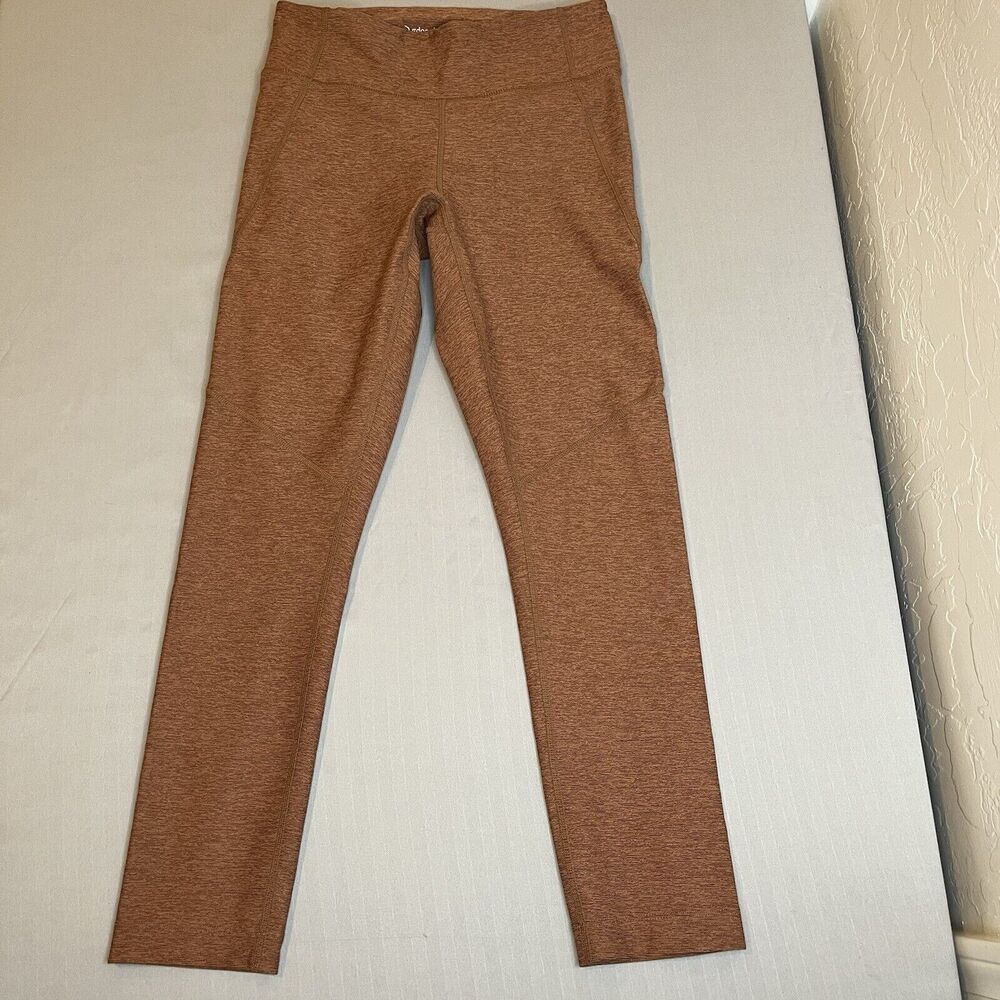 Outdoor Voices Leggings Women Small Burnt Orange Warm Up Ankle